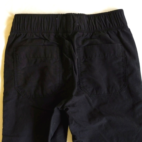 old navy basic black straight leg roll-tab casual pants 2T toddler unisex - Picture 7 of 8